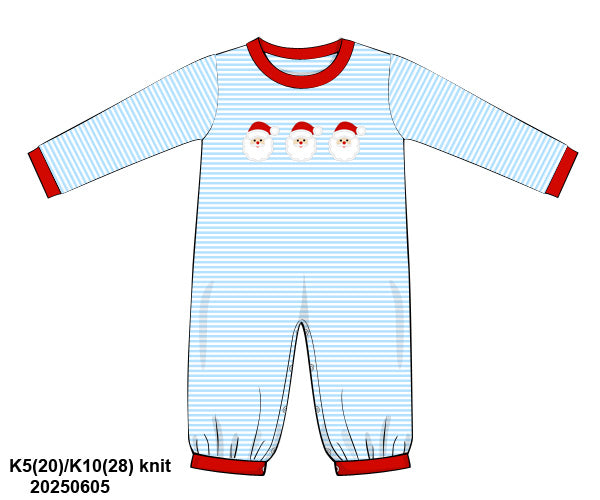Striped Santa Romper ETA mid November