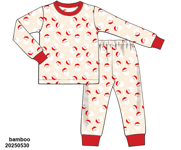 Santa Print PJ Set ETA mid November