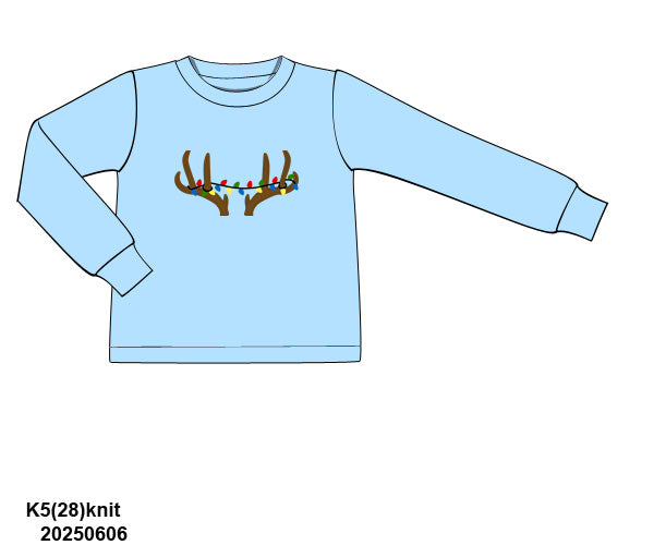 Merry & Bright Antler Shirt ETA mid November