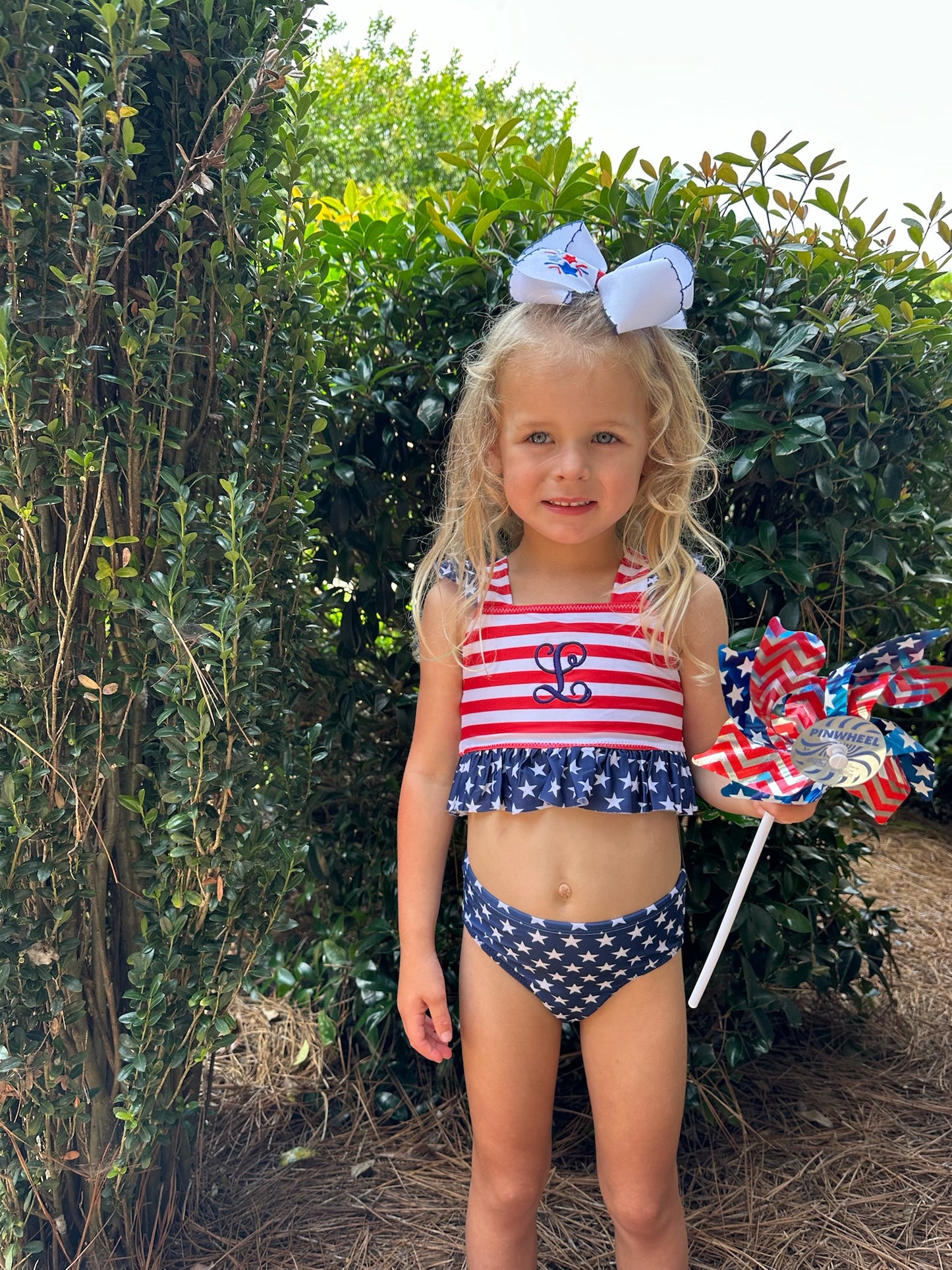 American Flag Swim Girls 2 Piece ETA early June