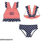 American Flag Swim Girls 2 Piece ETA early June