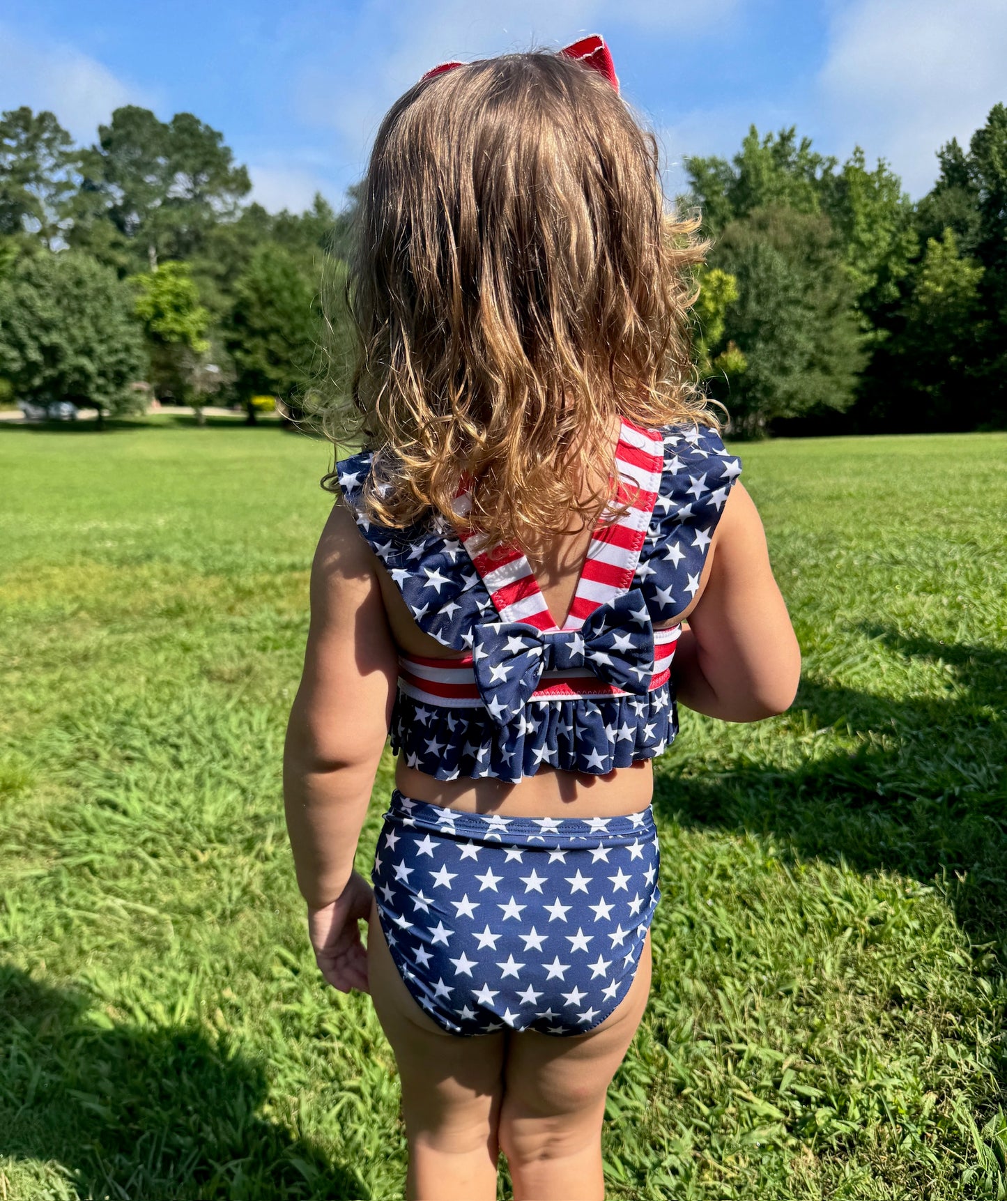 American Flag Swim Girls 2 Piece ETA early June