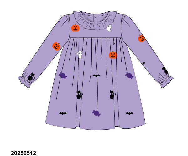Embroidered Halloween Dress ETA