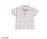Red, White & Blue Boys Polo ETA early June