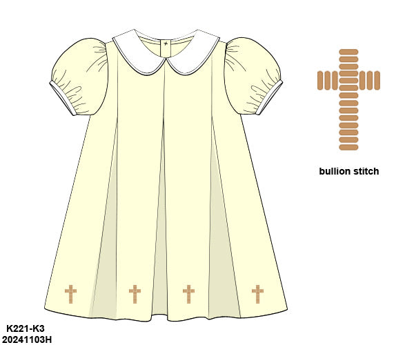 Bullion Stitch Cross Dress