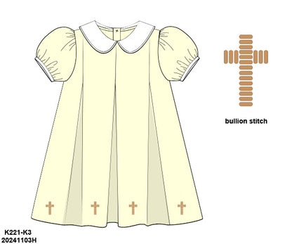 Bullion Stitch Cross Dress