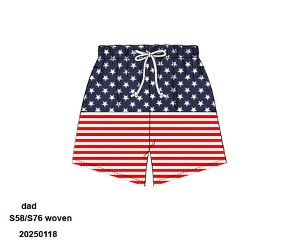 American Flag Swim Men's Trunks