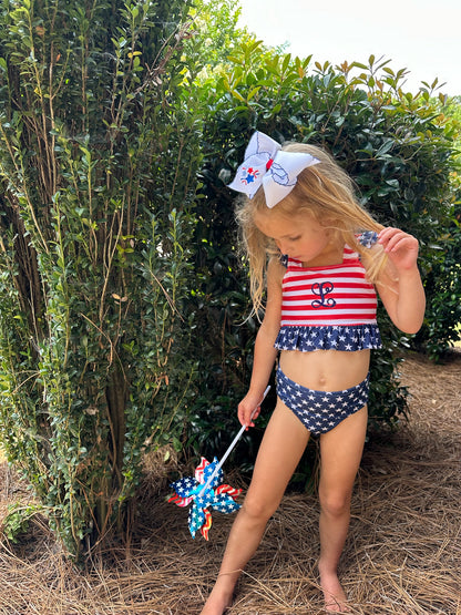 American Flag Swim Girls 2 Piece ETA early June