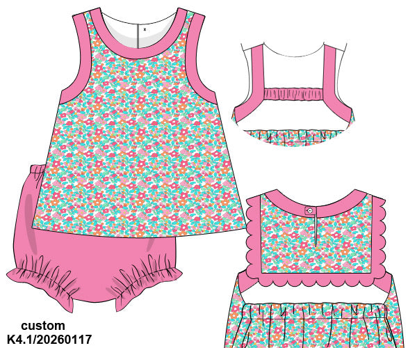 Summertime Floral Bloomer Set ETA early June