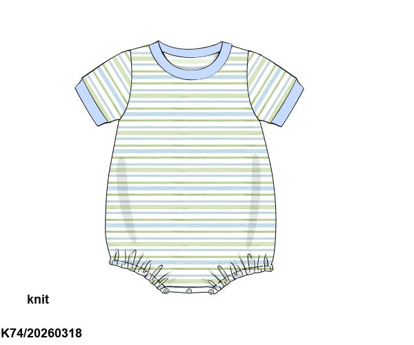 Blues & Greens Boy Bubble ETA early June