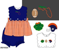 Gators Tab Bloomer Set