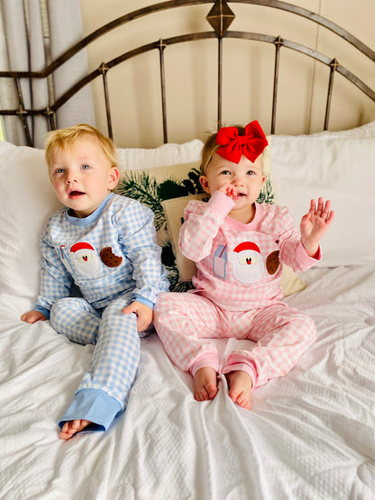 Milk & Cookies Blue PJs